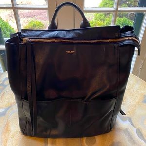 Mina Baie ‘Harper’ Backpack, full size, black genuine leather